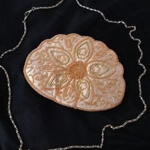 Gold Bijoux Sterner beaded purse